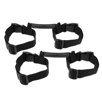 

2x Diving Tank Carry Strap Quick-Release Buckle Carrier with ​Handle Black