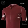 Santic-maillot de cyclisme pour hommes, vêtement à manches courtes pour le vélo ou vtt, t-shirt respirant, taille asiatique, WM0C02156 ► Photo 2/6