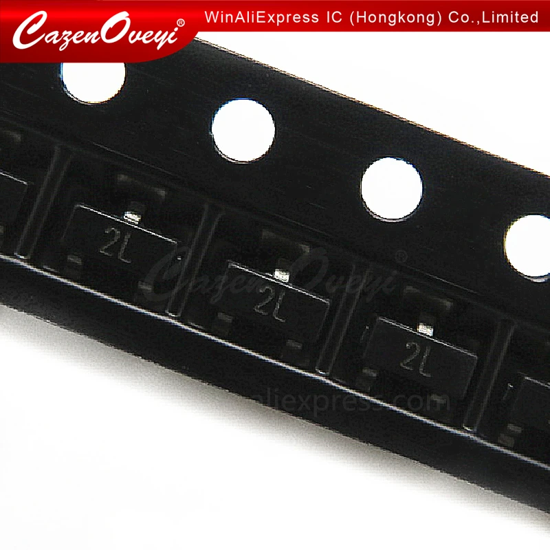 

100 шт./партия 2N5401 2L MMBT5401 2L SOT23-3 SOT23 SMD транзистор, новый оригинальный фотоэлемент