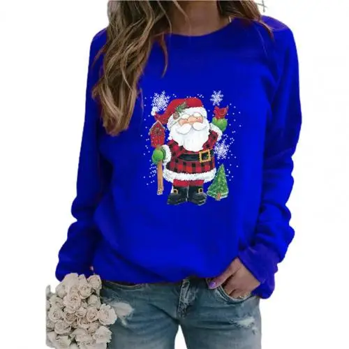 Sudadera De Navidad Para Niños Y Niñas, Suéteres De Manga Larga Con Cuello Redondo Y Reno De Papá Noel (O, 18-24 Meses) C598
