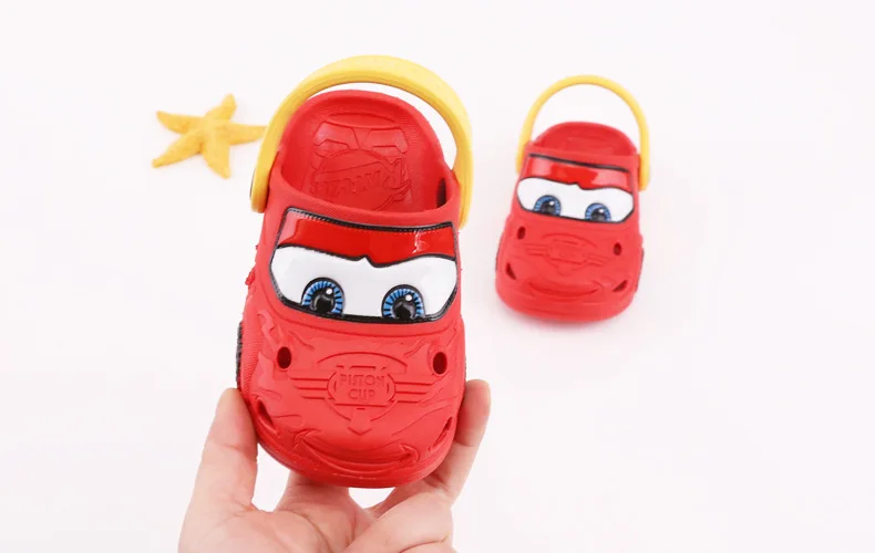 children's sandals near me Summer Disney new hole shoes 2-7 years old boys and girls anti-skid car beach sandals and slippers boy sandals fashion