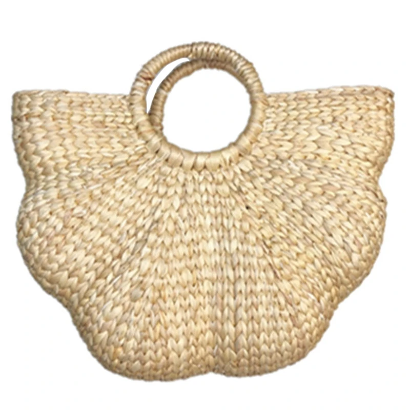 

Rattan Bag Beach Straw Totes Wiker Basket Bag Women Big Jumbo Summer Bucket Bags Wove Natural Handbag Chic Fashion