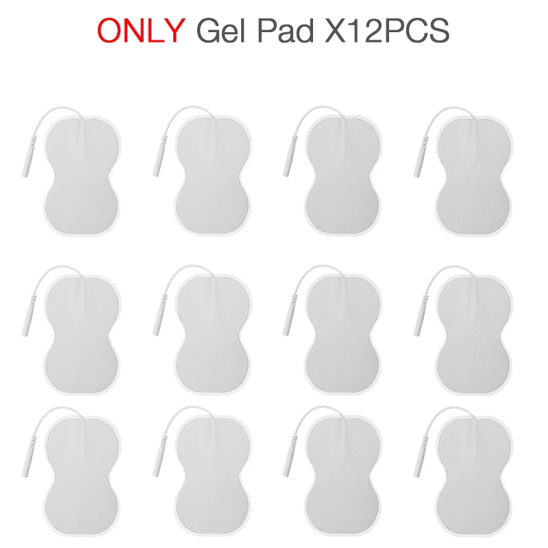 Only gel pad Двухканальный выход, EMS, облегчение боли, электрический стимулятор мышц нерва, Цифровая терапия, физиотерапия, массажное устройство - Цвет: Only gel pad