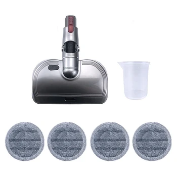 

Botique-Vacuum Cleaner Electric Mop Head Suitable for DYSON V10 V11 with LED Light and Water Tank Integrated Brush Head