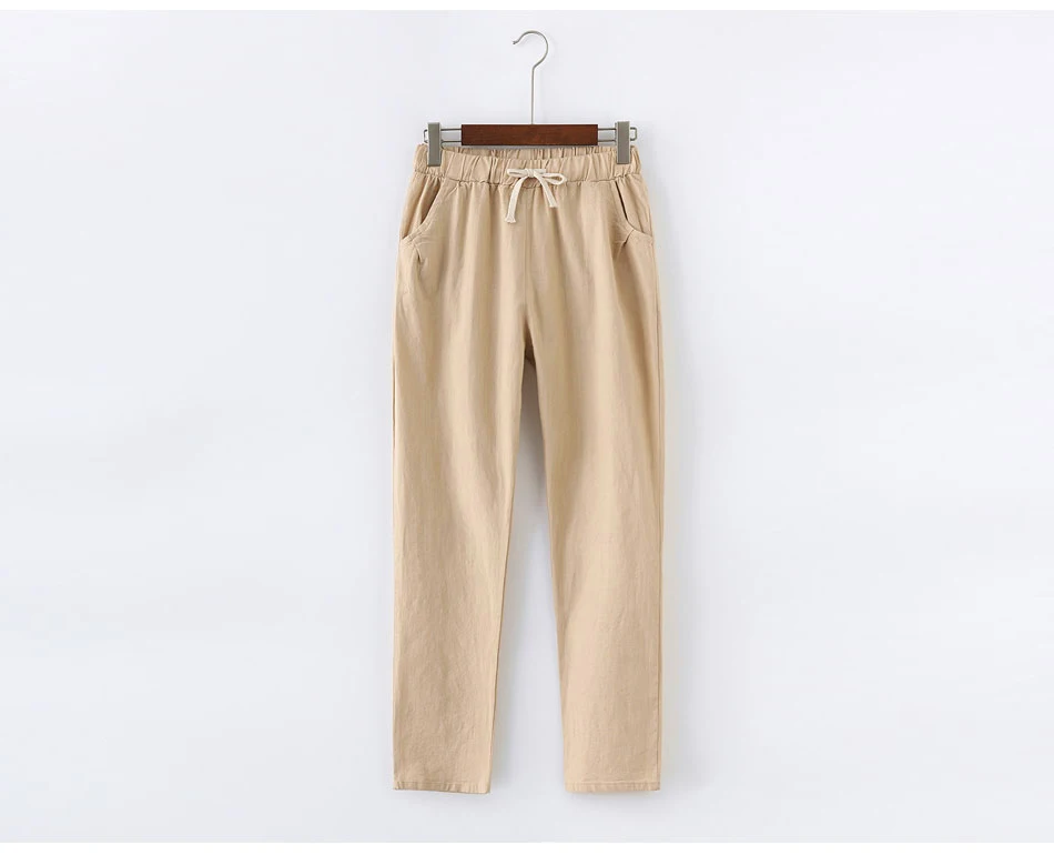 Loose Cotton Linen Pants
