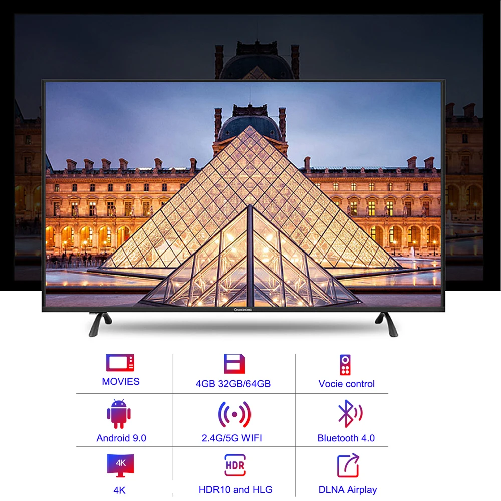 Android tv Box 9,0 4 ГБ 32 ГБ 64 ГБ 4K H.265 медиаплеер 3D видео Google помощник Netflix 2,4G 5 ГГц Wifi ТВ приемник телеприставка