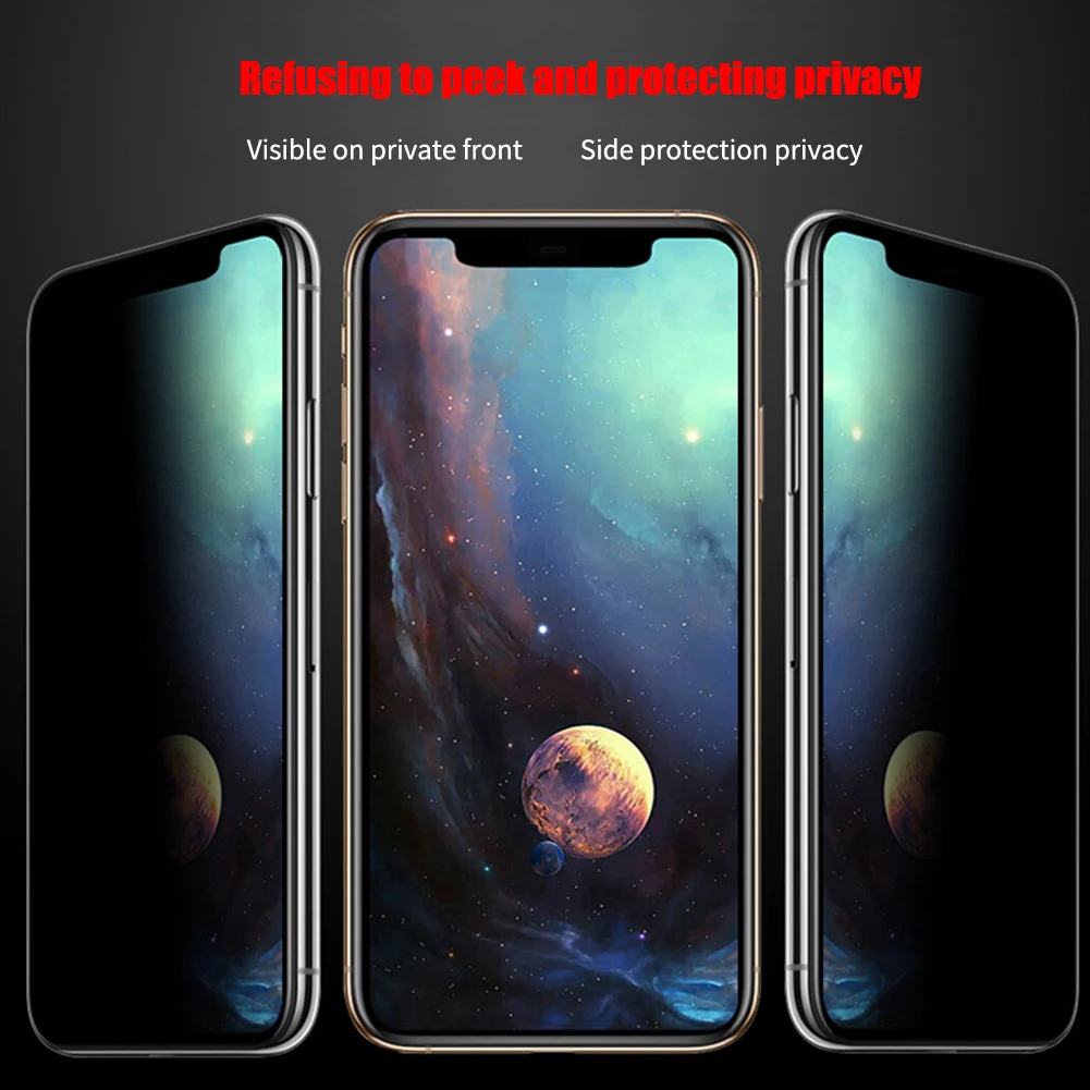 2 шт легко установить высокий коэффициент пропускания анти-экран протектор Закаленное стекло пленка прозрачная передняя крепление для Iphone 11/11pro