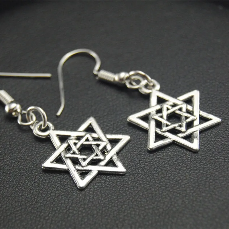 1 шт. Wicca подвески звезда висячие серьги Сделай Сам ювелирные изделия ручной