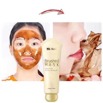 

60g Peel Honey Mask Peel Mask Oil Control Blackheads Clean Dead Skin Remover Face Off Pores Mask Shrinking Care Peel E8M6