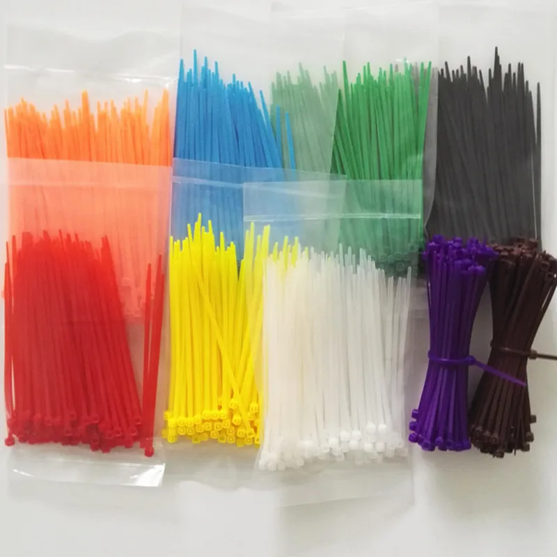 3*200mm Cable Tie 100pcs/pack Self locking Nylon wire binding wrap