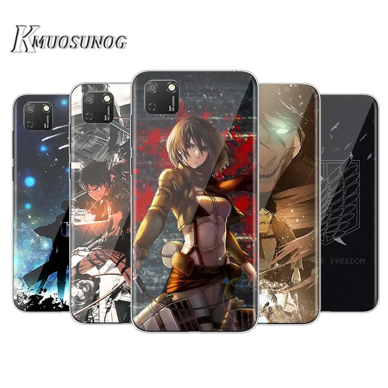 

Cute Anime Attack on Titan for Huawei Honor 9S 9A 9C 30 20 10i 9X Lite 8X 20 10 10i 9 Lite 8C 8A 7C 7A Pro Phone Case