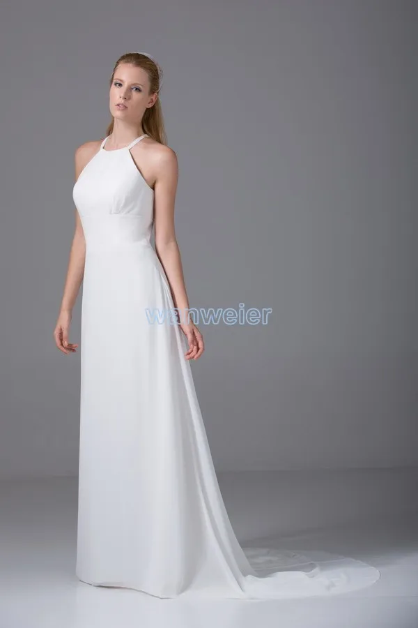 

free shipping vestidos dress formal evening 2016 ball gowns plus size white chiffon brides maid dresses long evening dresses