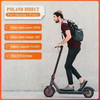 

[EU Direct] EW6 Folding Electric Scooter 36V 10.5Ah 8.5inch Tire Smart Electric Scooter 31KM/H Max Speed 25-35KM Mileage PK M365