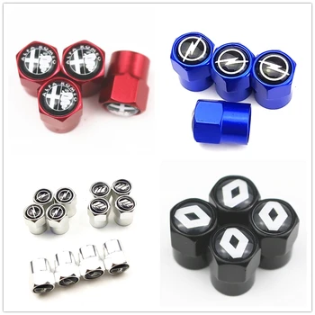 

4pcs Car Wheel Tire Valves Tyre Air Caps case For Skoda Ford Mitsubishi Dacia Toyota Hyundai Mazda Bmw Audi Opel Car Styling