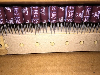 

10pcs/30pcs/100pcs 47uF 50V NIPPON Chemi-Con NCC KMG Series 6x11.5mm 50V47uF Aluminum Electrolytic Capacitor