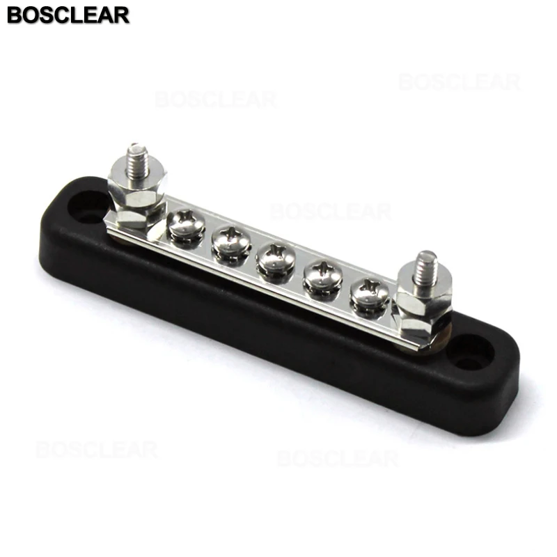 100A-150A AC DC 4/5/10/20 Gang клеммной колодки общий шина с латунные клеммы для грузовых автомобилей, жилых автомобильных прицепах Автобусы лодки и т. д