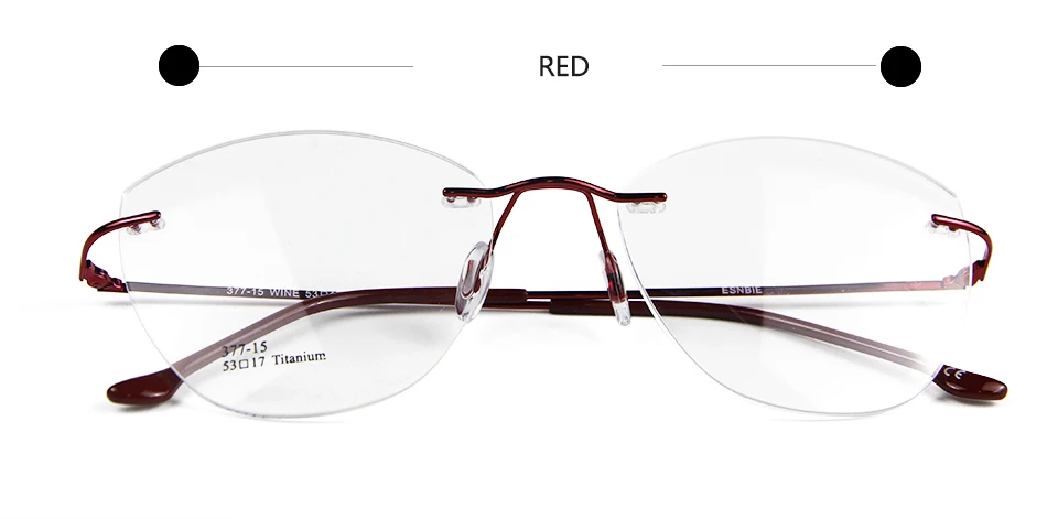 Esnbie Cat Eye Eyeglasses - Model Image