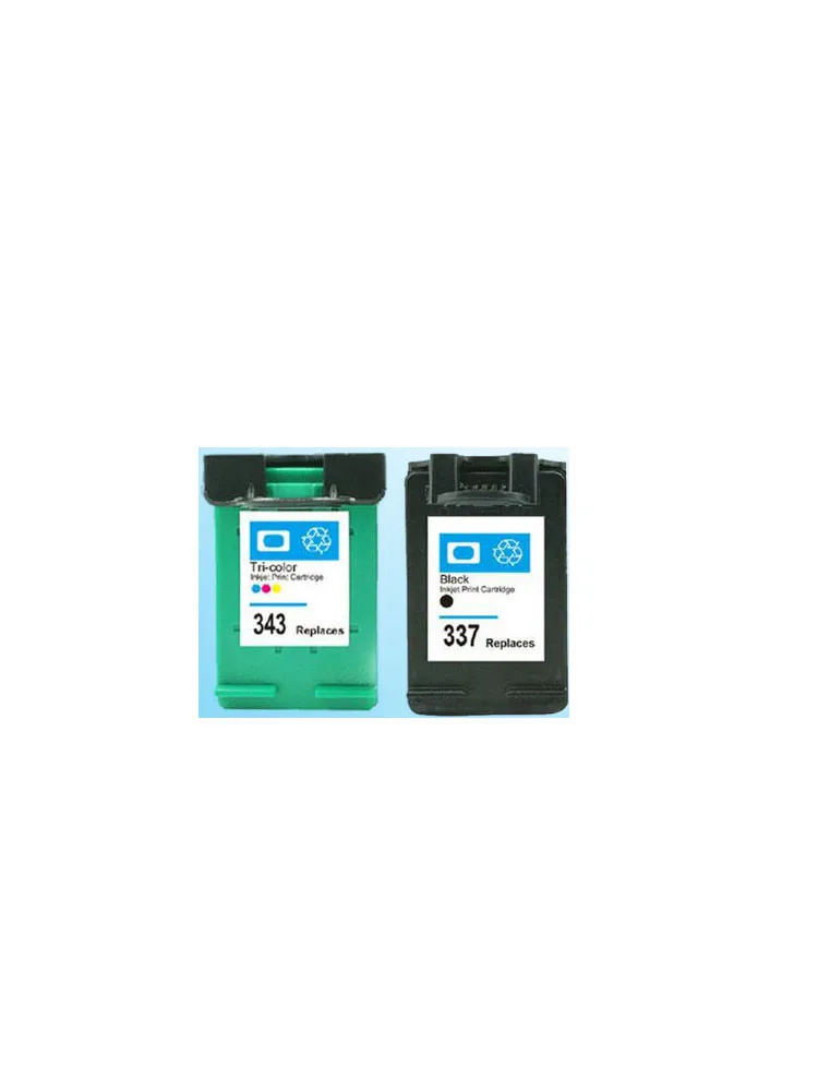 2x для 337 343 совместимые картриджи для hp337 для hp343Photosmart C4180 2575 8050 D5160 с чернилами hp Deskjet 6940 D4160 принтер