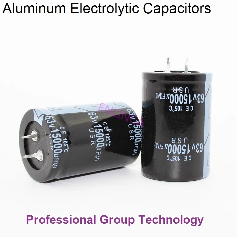 2pcs EC003 Good quality 63v15000uf Radial DIP Aluminum Electrolytic Capacitors 63v 15000uf Tolerance 20% size 35x50MM | Электронные