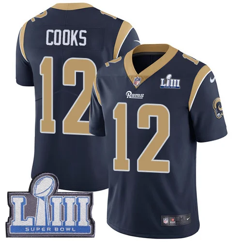Супер Rams Bowl Лос-Анжелес Джерси 16 Джаред Гофф 30 Тодд Герли II 99 Аарон Дональд все Прошитые американские футбольные майки - Цвет: 18