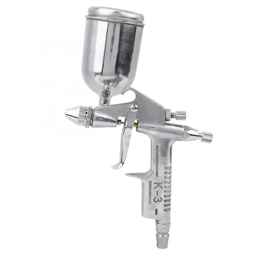 K-3 125 мл Алюминиевый сплав пневматическая картина маслом Аэрограф гравитационного типа спрей рисунок пистолета аэрограф