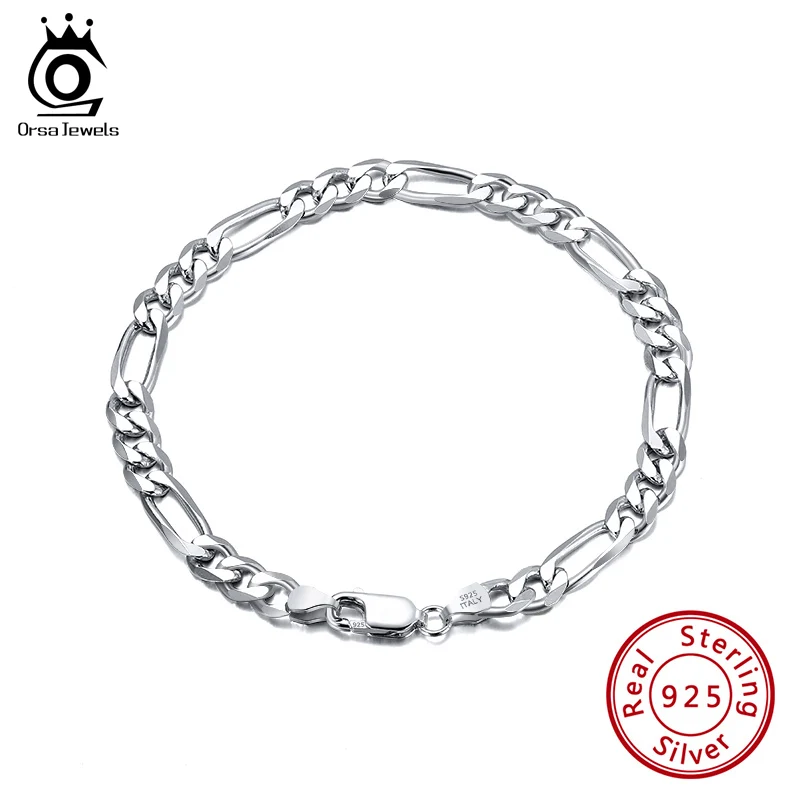 GENOA Italian 925 Sterling Silver Bracelet – Unisex, Sizes 7-10 Inches, Made In Italy With Lobster Clasp