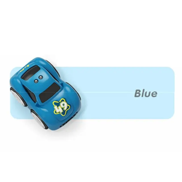 RC Intelligent Sensor Remote Control Cartoon Mini Car Radio Controlled Electric Cars Mode Smart Light Toys For Children 5