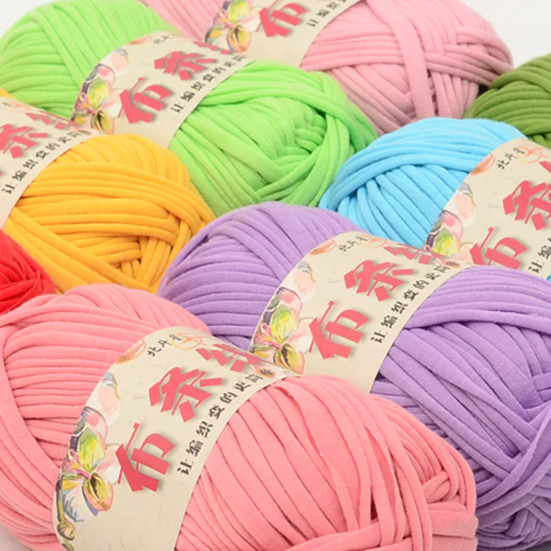 Wiring hand-woven mat line DIY cloth wrap home carpet yarn wool knitting colorful thread chunky 100g acrylic | Дом и сад