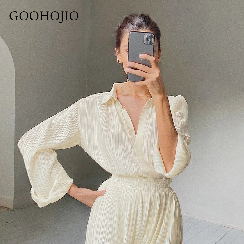 

GOOHOJIO 2021 New Spring and Autumn Fashionable Women Shirts Temperament Blouses for Women Comfortable Casual Suit Shirts Women