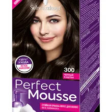 Стойкая краска-мусс Perfect Mousse, тон 300, черный каштан, 35 мл