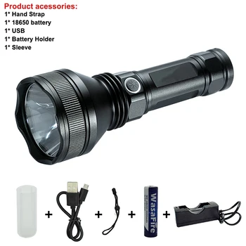 

Powerful 3800 Lumens LED Flashlight Portable Rechargeable 3 Modes Tactics Torch Lamp Super Bright Outdoor Camping Hiking Lantern