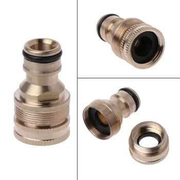 

Brass Garden Hose Tap Connector Quick Hose Adapter Female Threaded Faucet Nozzle