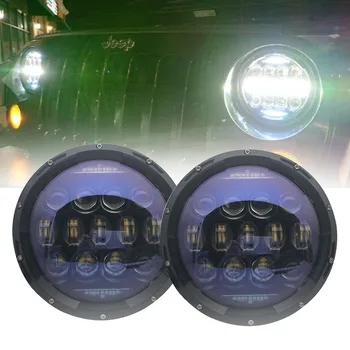 

7Inch Round LED Headlight 7" Projector Headlamp For Jeep Wrangler Hummer lada niva 4x4 Truck Suzuki Samurai