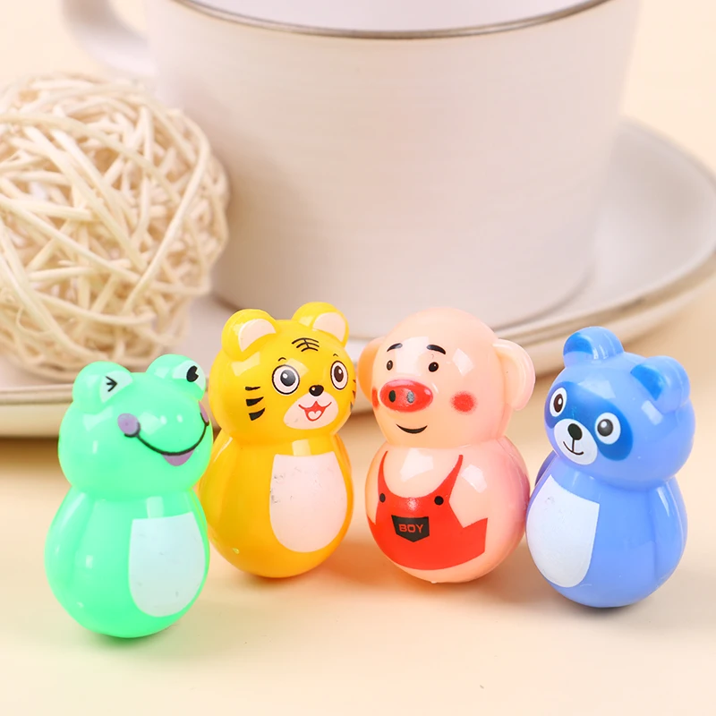 

1pc Baby Rattles Tumbler Doll Baby Toys Sweet Bell sounds Roly-poly Learning Education Toys Gifts Baby Bell Baby Toys