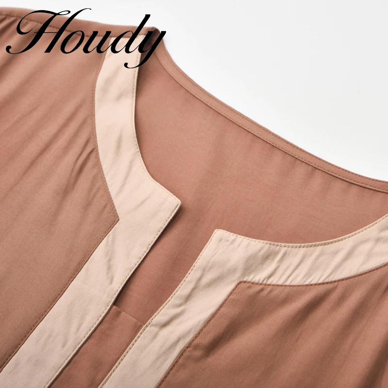 Vestido de Moda Verão Feminino Laranja Vestido Longo Vintage Fenda V-neck Webbing Meia Manga Batwing Solta 5 High Quality Ocasiões Especiais