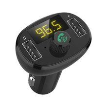 YIBEIKA автомобильное зарядное устройство fm-передатчик модулятор Автомобильный Bluetooth MP3 Громкая связь аудио плеер, 3.1A двойной USB быстрая зарядка