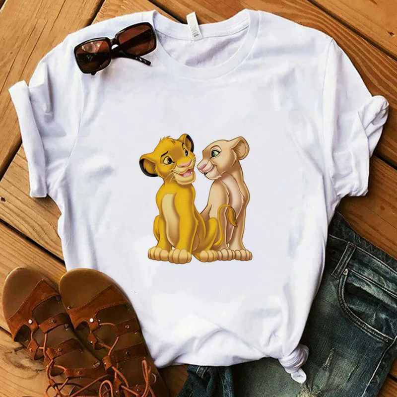 Европейская и американская уличная мода лето новый лев Король Kawaii тонкая