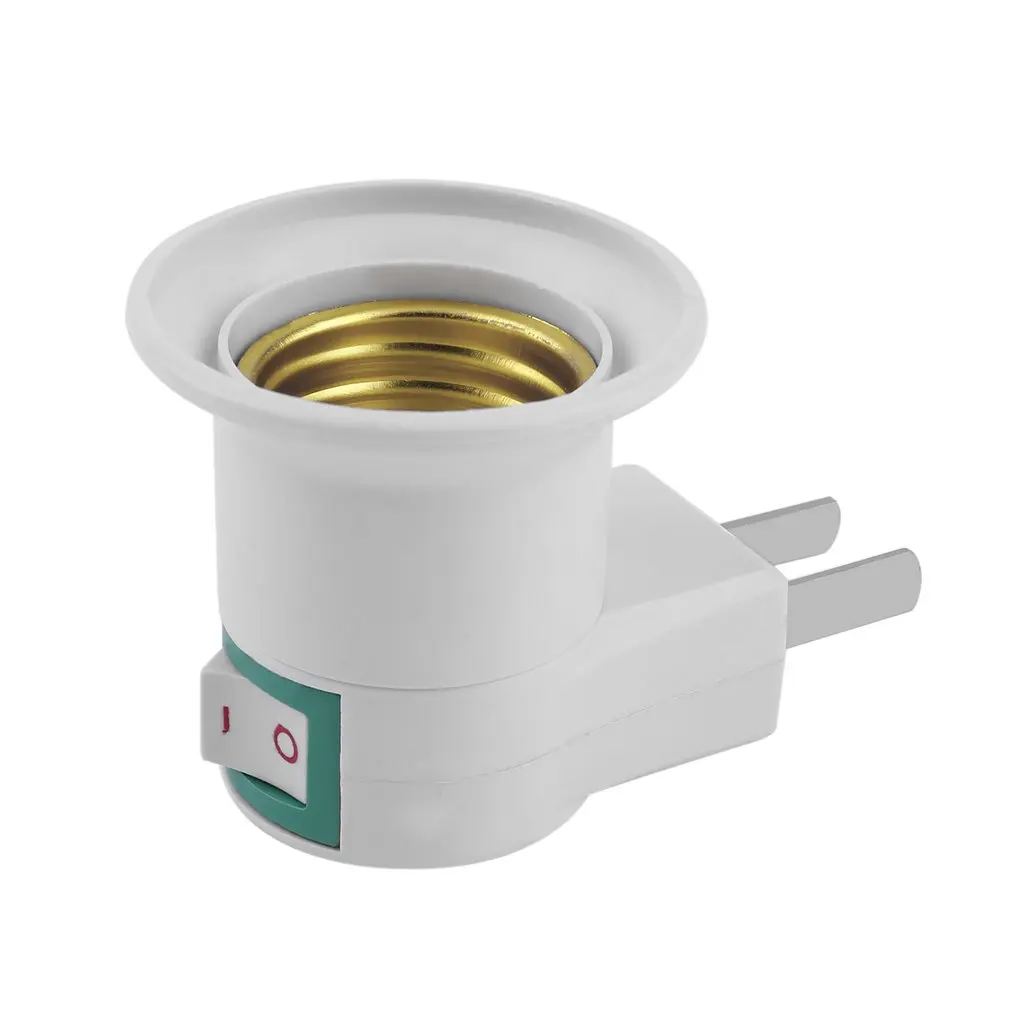 E27 Professional Super Lightweight Lamp Light Wall Socket Base US/EU Plug With Power on/off Switch | Лампы и освещение