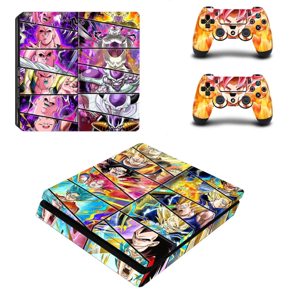 Dragon Ball полное покрытие лицевые панели PS4 тонкая кожа Наклейка для playstation 4 консоль и контроллер PS4 тонкая кожа стикер винил