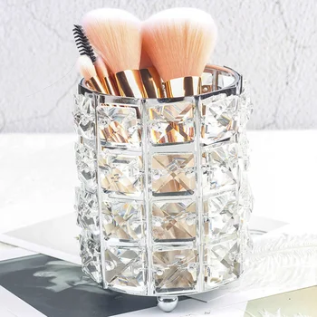 

1PC Crystal Cosmetic Storage Organizer Cosmetic Holder Makeup Container for Girls Home