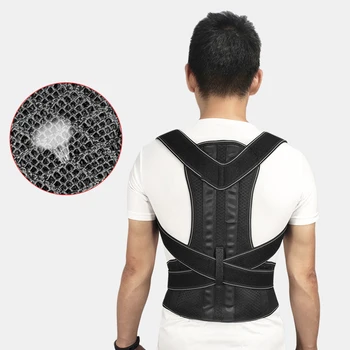 

Back Posture Corrector Shoulder Lumbar Brace Spine Support Belt Adjustable Adult Corset Posture Correction Belt Body Men Women