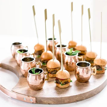 

Mini Copper Moscow Mule Mug Night Club Pub Bar Small Cocktail Glass Smoothies Cold Drink Molecular Gastronomy Cup Shot Glasses