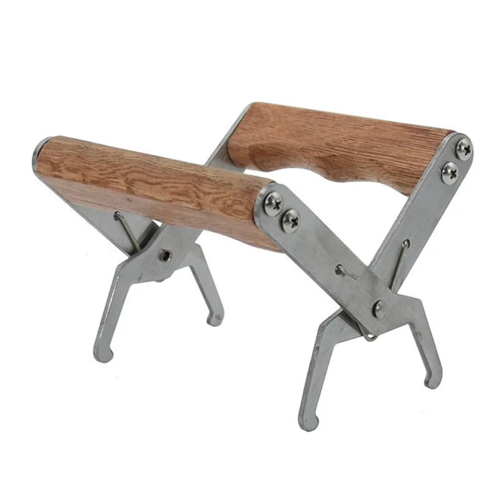 1 Pc Bee Hive Frame Holder Grip Tool For Beekeeper Equipment Gripper Capture Tool Lift Wooden + Stainless Steel Beekeeping Tools