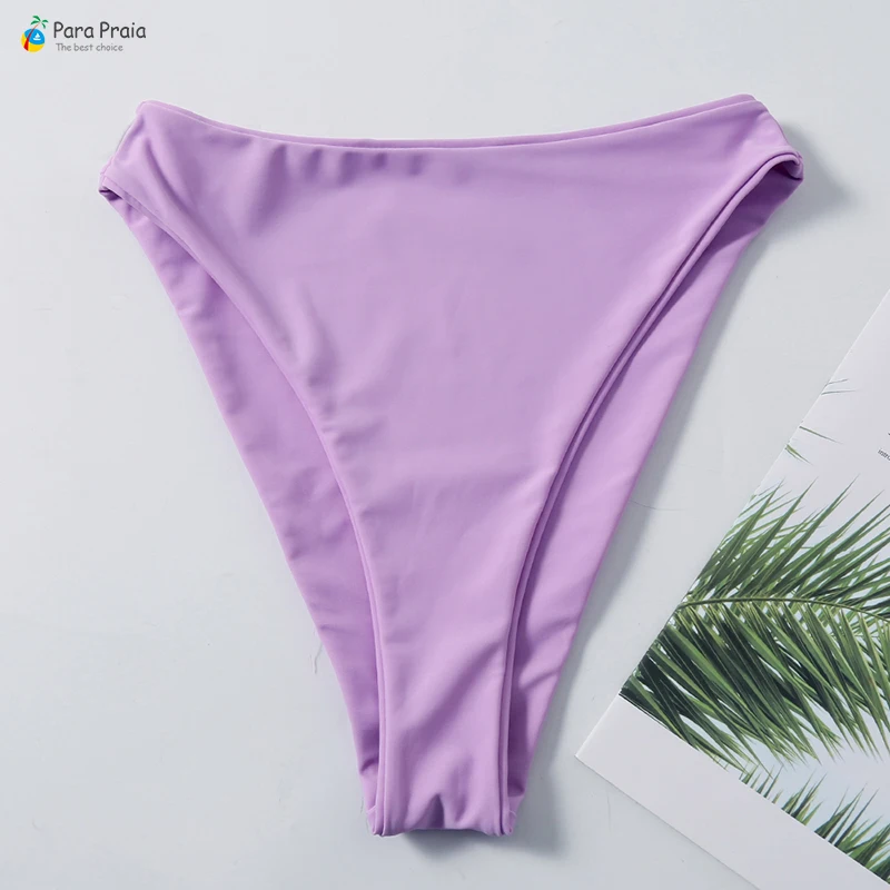 Para Praia, сексуальное бикини с пышными рукавами, сетчатый комплект бикини с пуш-ап, купальник с высокой талией, купальный костюм с открытыми плечами