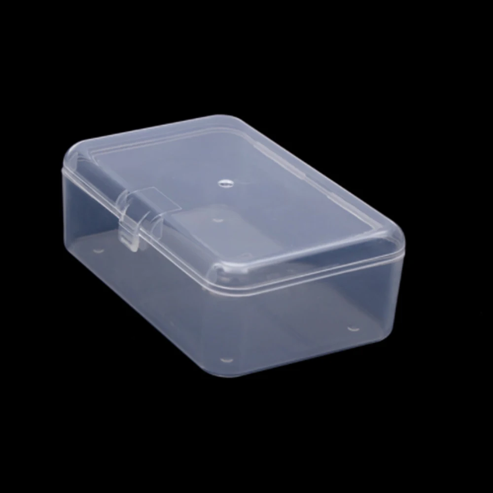 Лидер продаж прозрачная пластиковая емкость для хранения коробка Прозрачный квадратный многоцелевой дисплей пластиковый ящик для хранения ювелирных изделий таблетки предметы