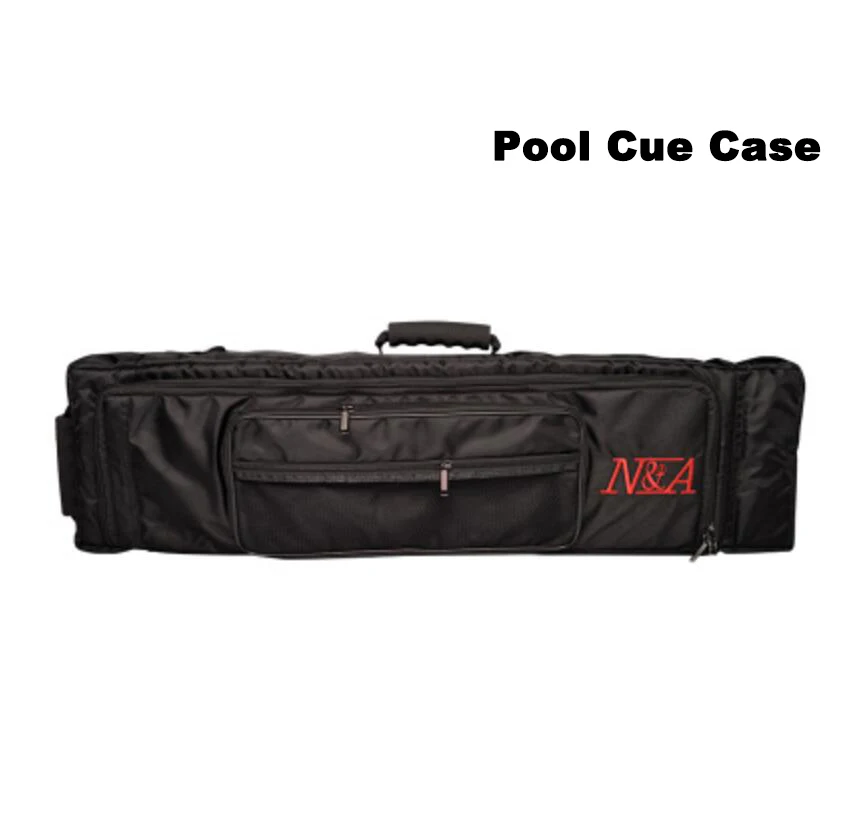  High Quality 1/2 Pool Cue Case Box 3/4 One Piece Snooker Box ABS Material Portable Password High Ca