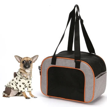 

Pet Carrier for Dog Single Shoulder Bag Cat Breathable Mesh Oxford Travel Outdoor Travel Handbag Pet Supplies Dog Accessories
