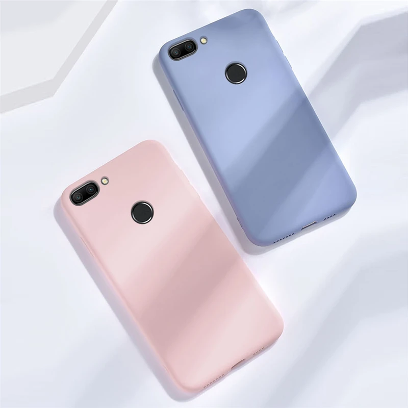 HATOLY приятный для кожи чехол Huawei Honor 9 чехлы из жидкого силикона тонкий мягкий ТПУ