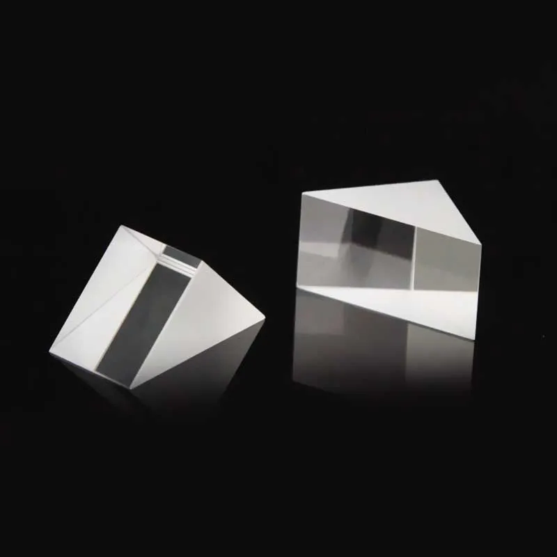 Optical Glass 15MM Triangular Prism Right Angle Prism Prism Optical Experiment Prism Right Angle Prism Optical BK7 Glass