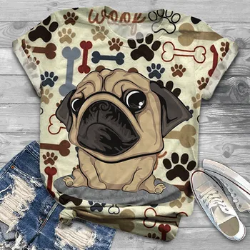 

Funny T-shirt Women Fashion T-shirt Women Casual Plus Size Short Sleeve 3d deer Printed O-neck Tops Tee T-shirt @47 harajuku